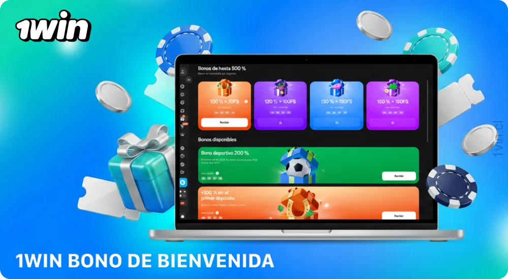 1win Chile ofrece a los nuevos jugadores un bono de bienvenida por los primeros cuatro depósitos